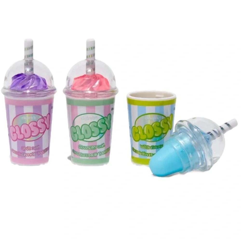 Holographic Frappuccino Lip Gloss Set - 3 Pack
